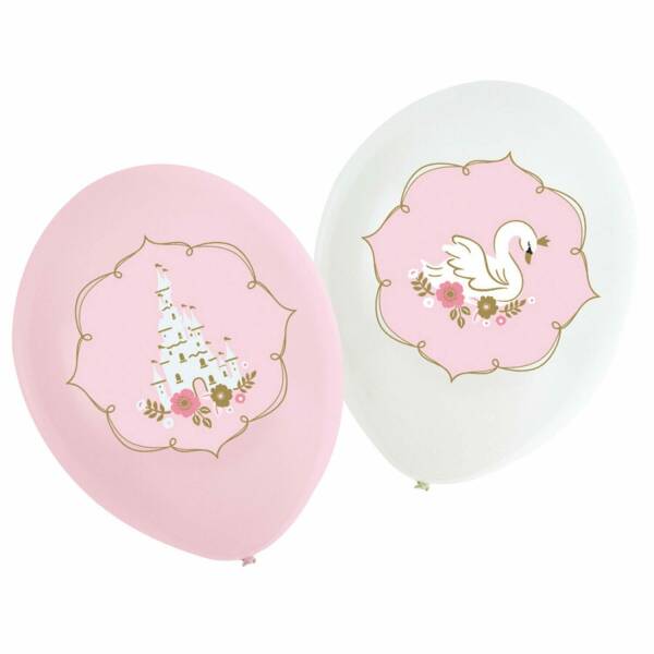 Princess For A Day Latex Balloons 27.5 cm / 11 Inch - 6pk