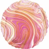 Marblez Pink Circle Foil Balloon - 43cm