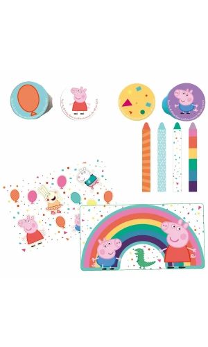 Peppa Pig Party Favour Stationery Pack - 16pk