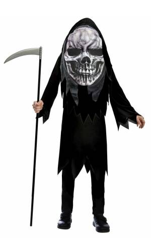 Grim Reaper Big Head - Age 8 to 10 Years