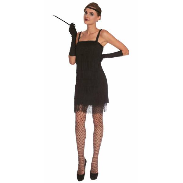 Classy Black Flapper - Adult Size Large