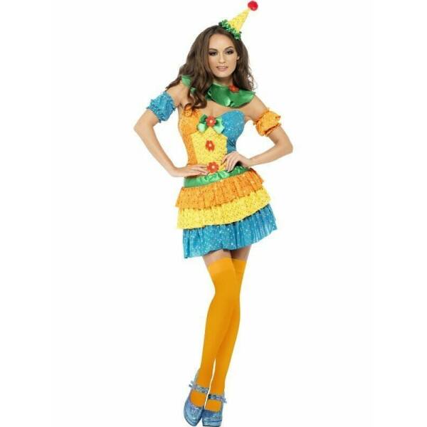 Colourful Clown Cutie - Adult Size Large