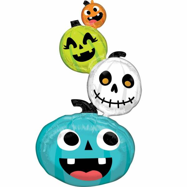 MultiBalloon Pumpkin Stacker Foil Balloon - 81cm x 152cm