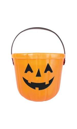 Candy Bucket Pumpkin (17cm x 15cm x 17cm)