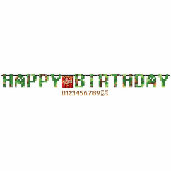 TNT Party Personalizable Letter Banner - 320cm x 25.4cm