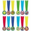 Super Mario Award Medals Party Favours - 12pk