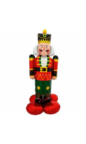 AirLoonz Nutcracker Foil Balloon 61 Inch - Air Fill Only