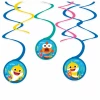Baby Shark Swirl Decorations (30cm x 60cm) - 6pk