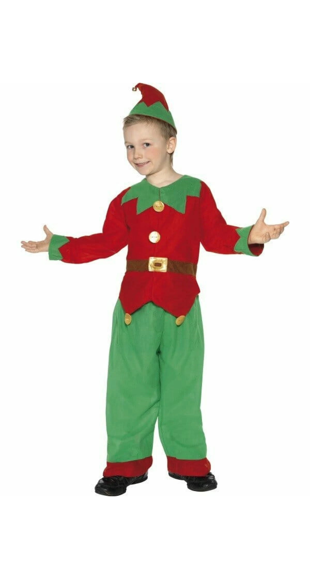 Elf Boy / Girl Cool Yule - Age 10 to 12 Years