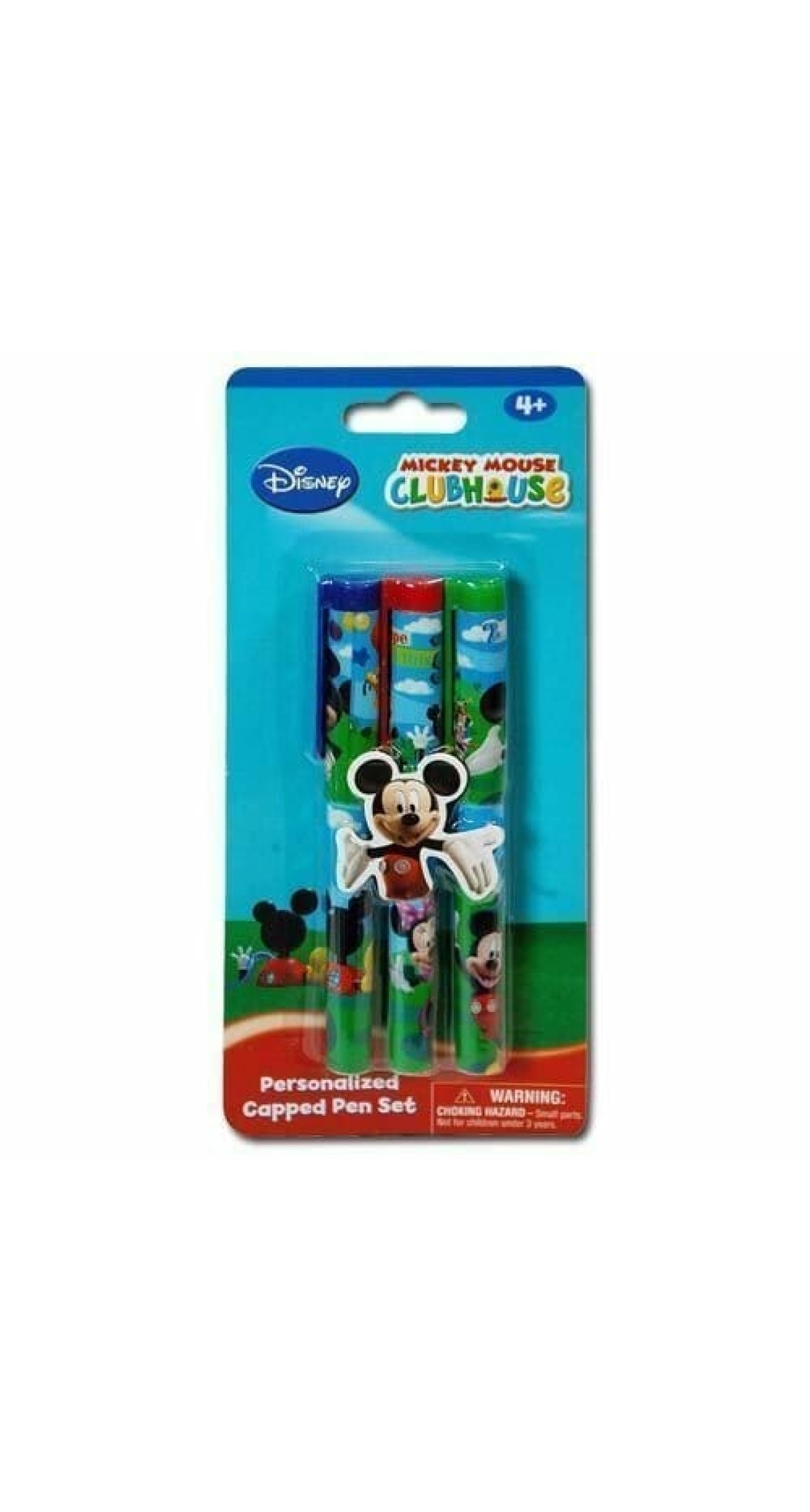 Mickey Mouse Clubhouse Capped Pen Set - 4pk