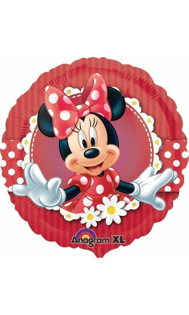 Minnie Mouse Round Foil Balloon 17"