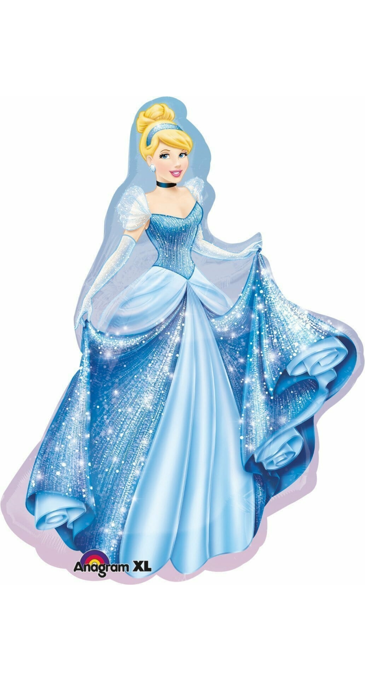 Princess Cinderella Super Shape Foil Balloon 28" x 33" ( 71cm x 84cm)