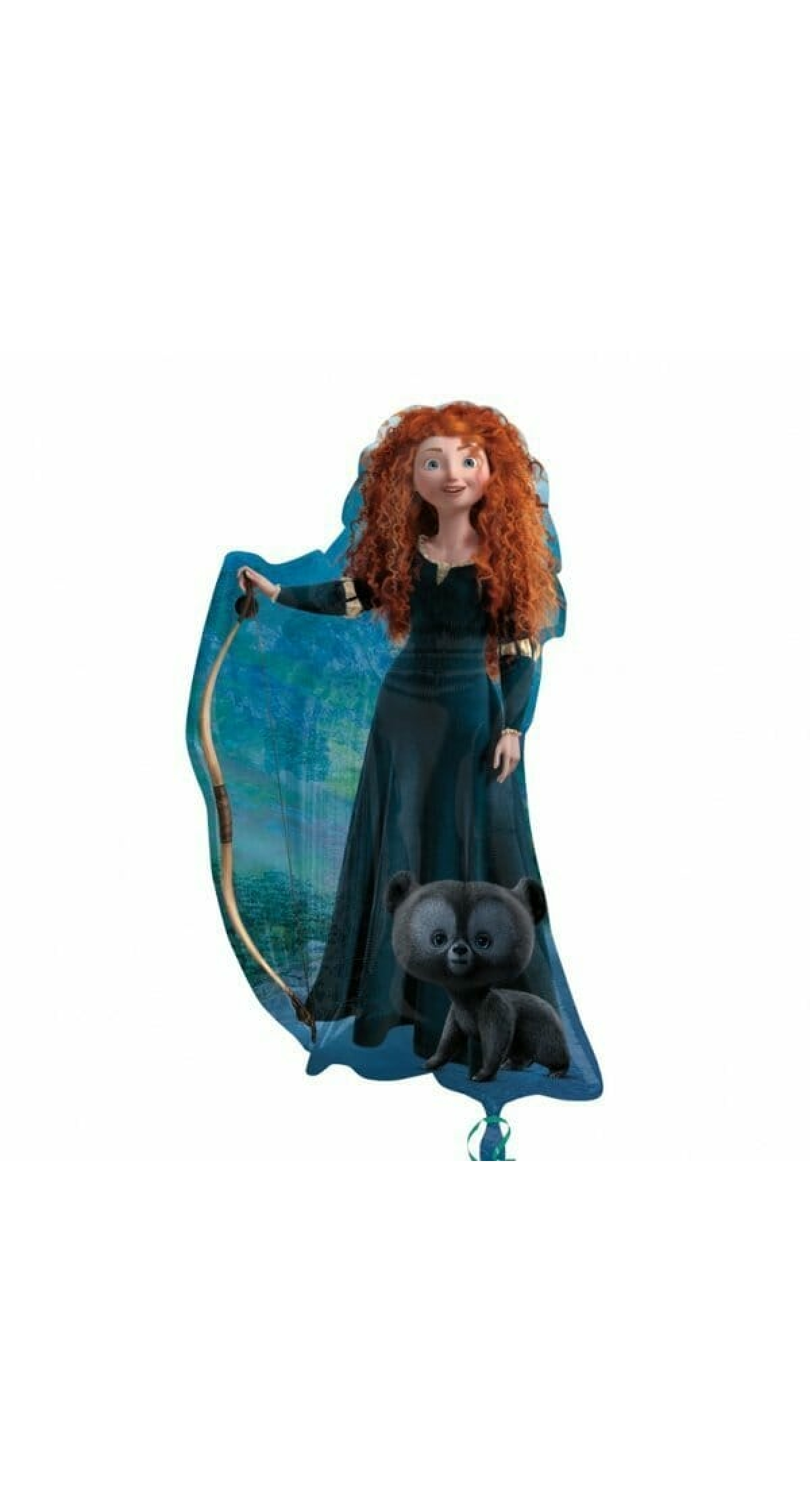 Princess Brave Super Shape Foil Balloon 20" x 36" (51cm x 91cm)