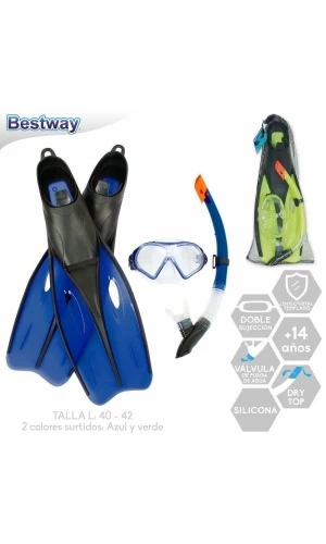 Bestway Hydro-Pro Dream Diver Snorkel Assorted 14+ Years - Size 40-42 (Online Only)