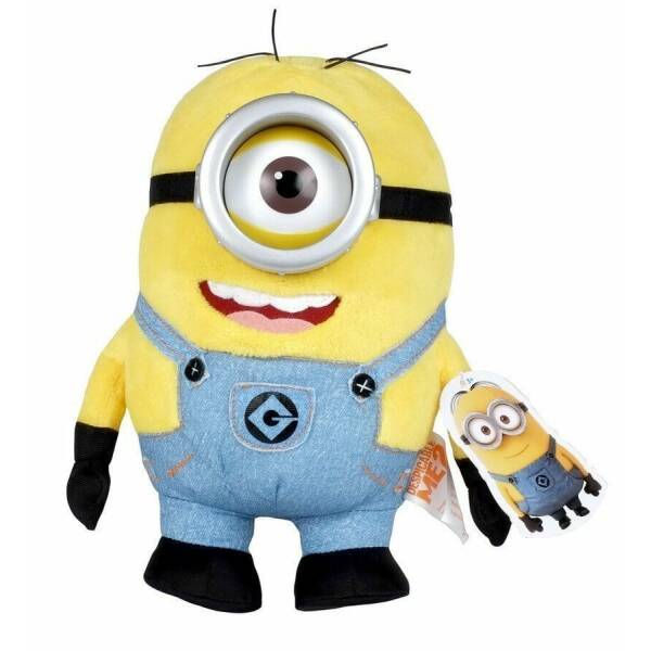 Despicable Me 2 Minion Stuart Plush Toy - 21cm x 25cm