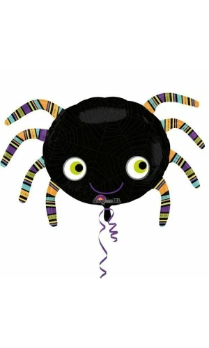 Halloween Cute Spider SuperShape Foil Balloon - 20" x 32" (51cm x 81cm)