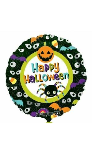 Happy Halloween Eyes Foil Balloon - 18"