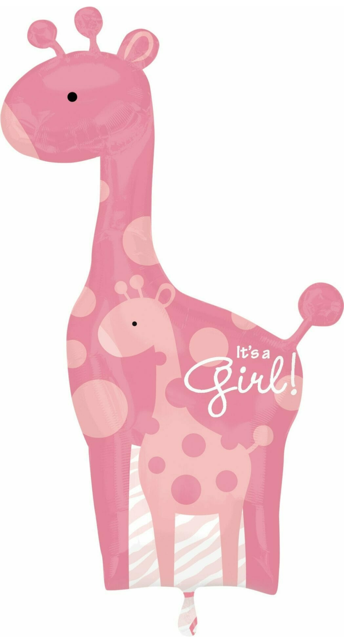 Baby & Mom Pink Giraffes SuperShape Foil Balloon 25" x 42" (64cm x 107cm)