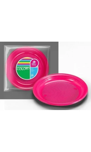 Fuchsia Plate 20,50 cm - 10pk