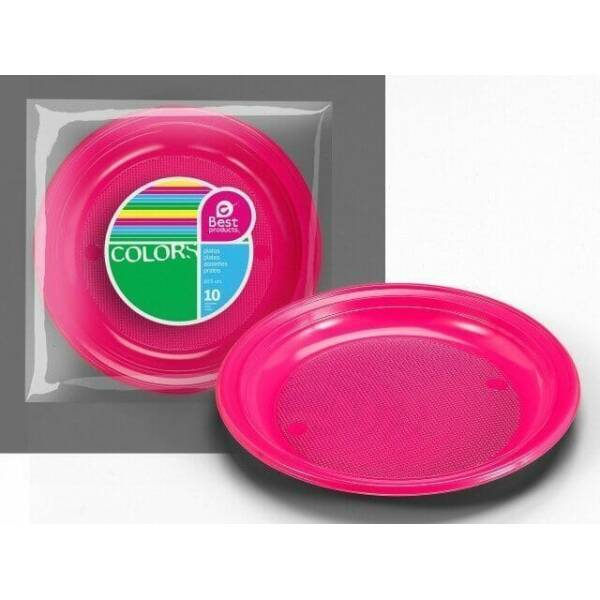 Fuchsia Plate 20,50 cm - 10pk