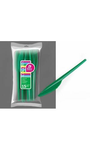 Green Large Knife - 15pk