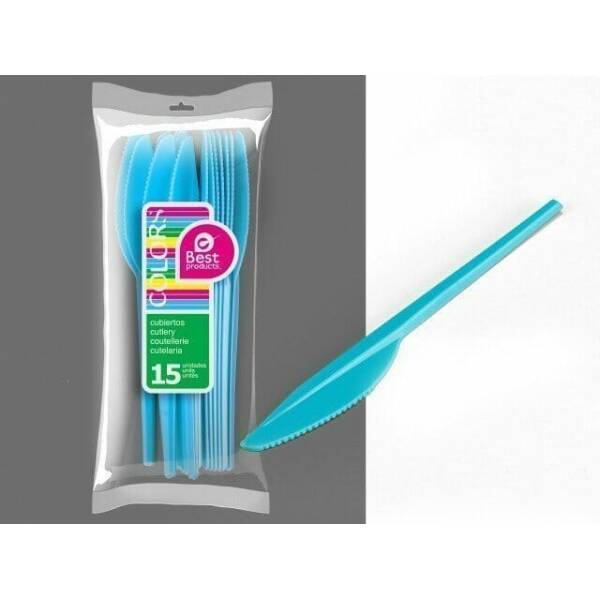 Blue Large Knife - 15pk