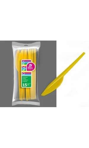 Yellow Large Knife - 15pk