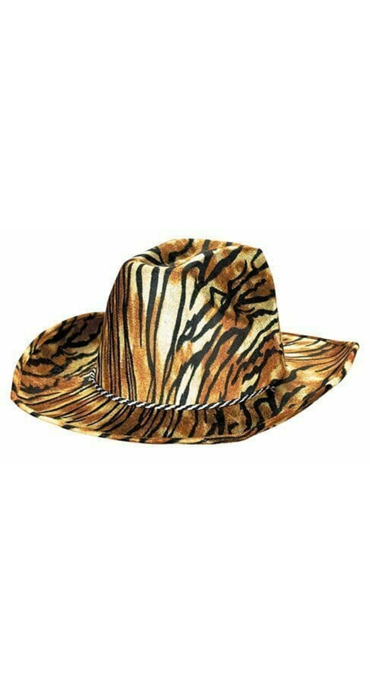 Tiger Print Hat - Adult One size
