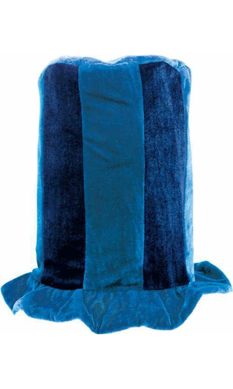 Blue Tall Top Hat - Adult One Size