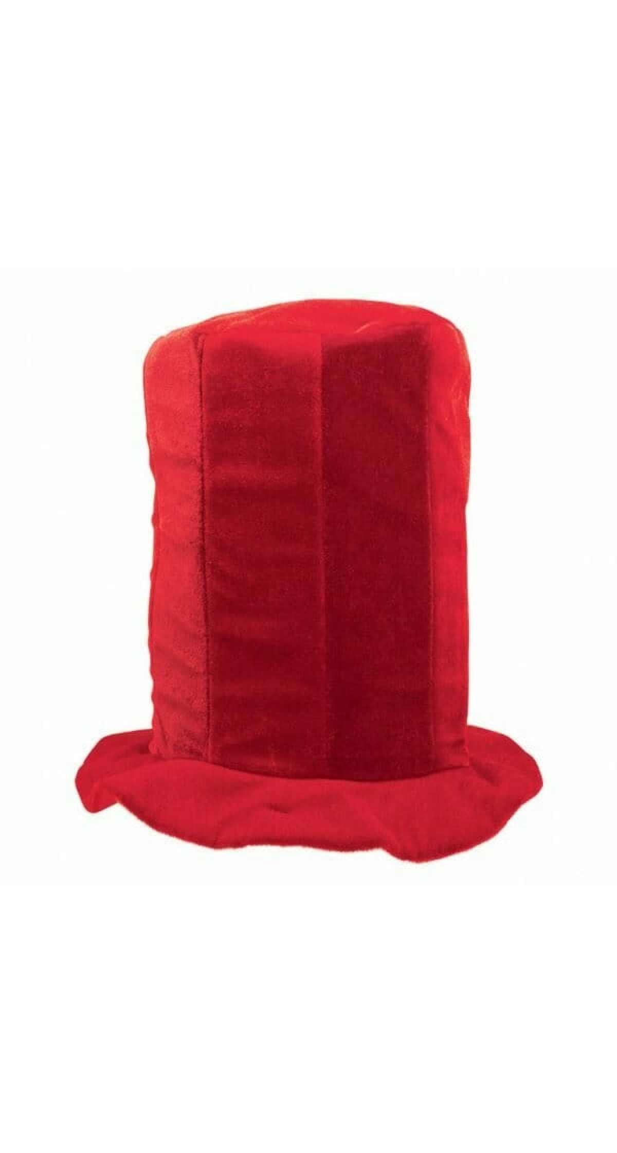 Red Tall Top Hat - Adult One Size