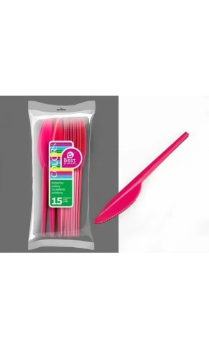 Fuchsia Large Knife - 15pk