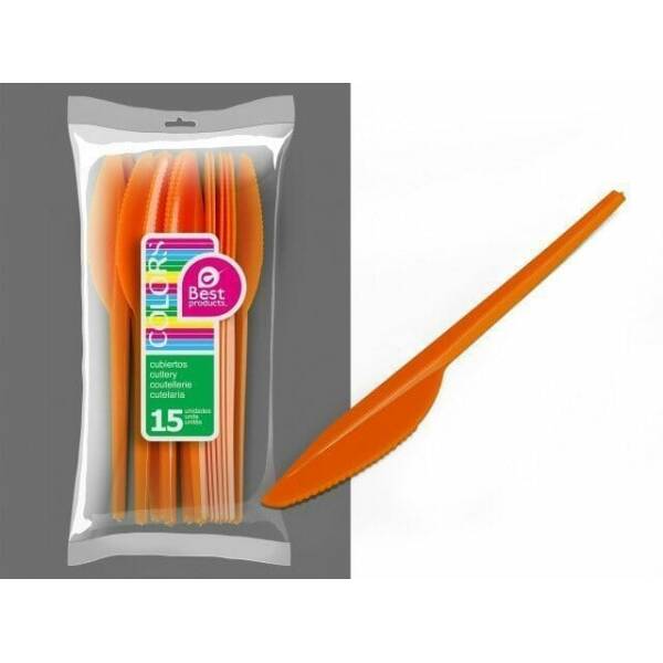 Orange Large Knife - 15pk