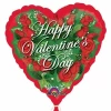 Happy Valentine's Day Roses Foil Balloon with Pop-Up Weight 18"
