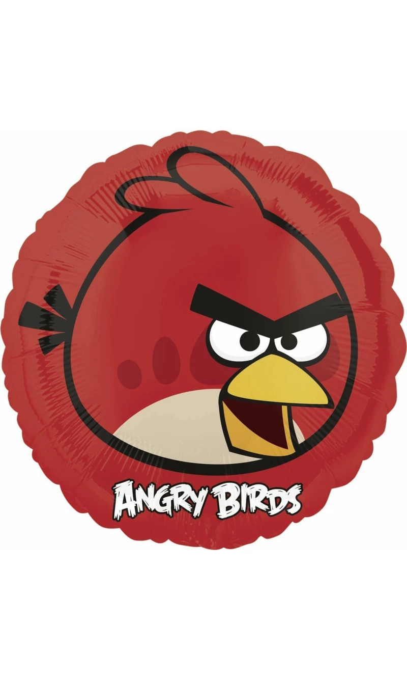 Angry Birds Red Round Foil Balloon 18''