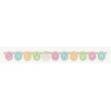 Baby Shower Pastel Jointed Banner - 132cm
