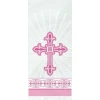 Radiant Cross Pink Cello Bags - 20pk