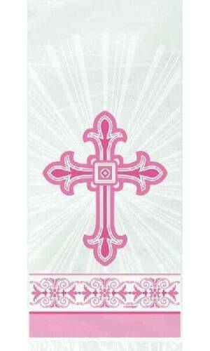 Radiant Cross Pink Cello Bags - 20pk