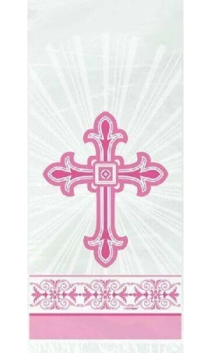 Radiant Cross Pink Cello Bags - 20pk