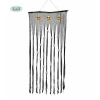 Black Skull Curtain 90x180cm