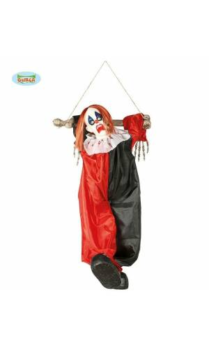 Hanging Clown Pendant with  Light, Sound & Movement - 75cm