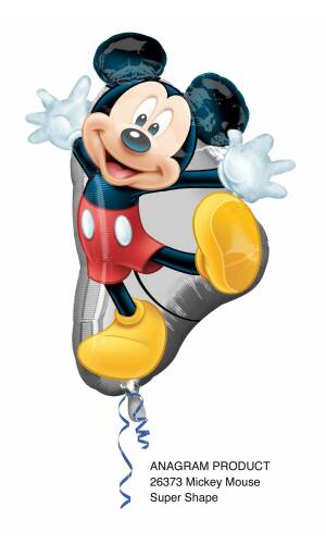Mickey Mouse Super Shape Foil Balloon 22" x 31" (55cm x 78cm)
