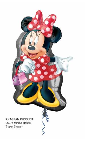 Minnie Mouse Super Shape Foil Balloon 19" x 32" (48cm x 81cm)