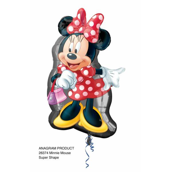 Minnie Mouse Super Shape Foil Balloon 19" x 32" (48cm x 81cm)