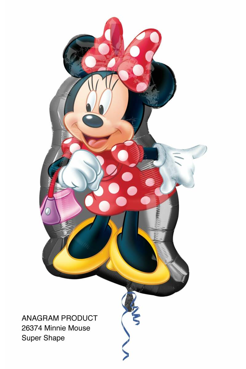 Minnie Mouse Super Shape Foil Balloon 19" x 32" (48cm x 81cm)