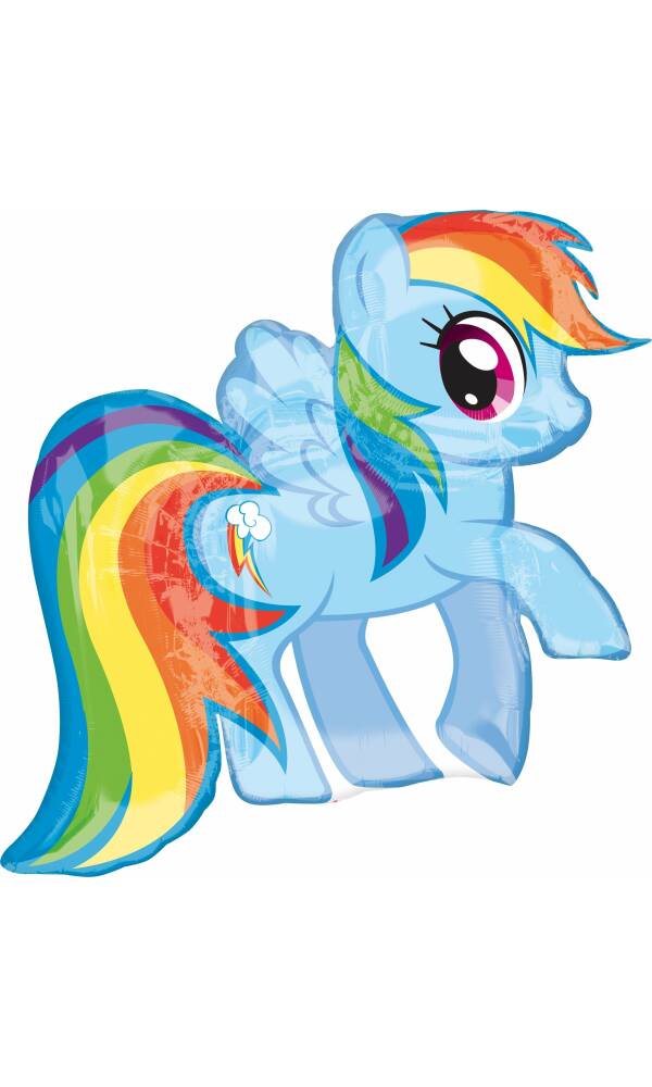My Little Pony Super Shape Foil Balloon 27" x 28" (71cm x 68cm)