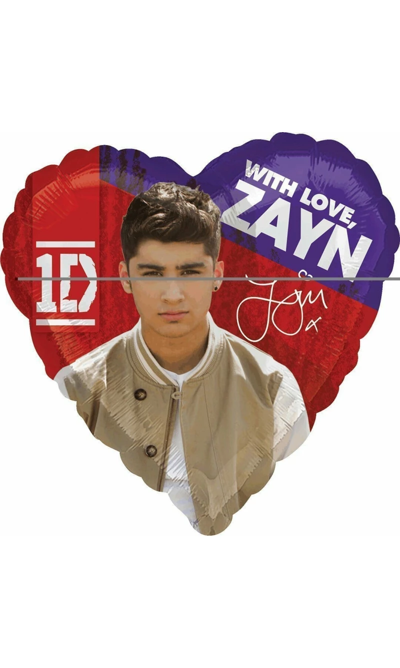 One Direction Zayn Heart Foil Balloon 17''