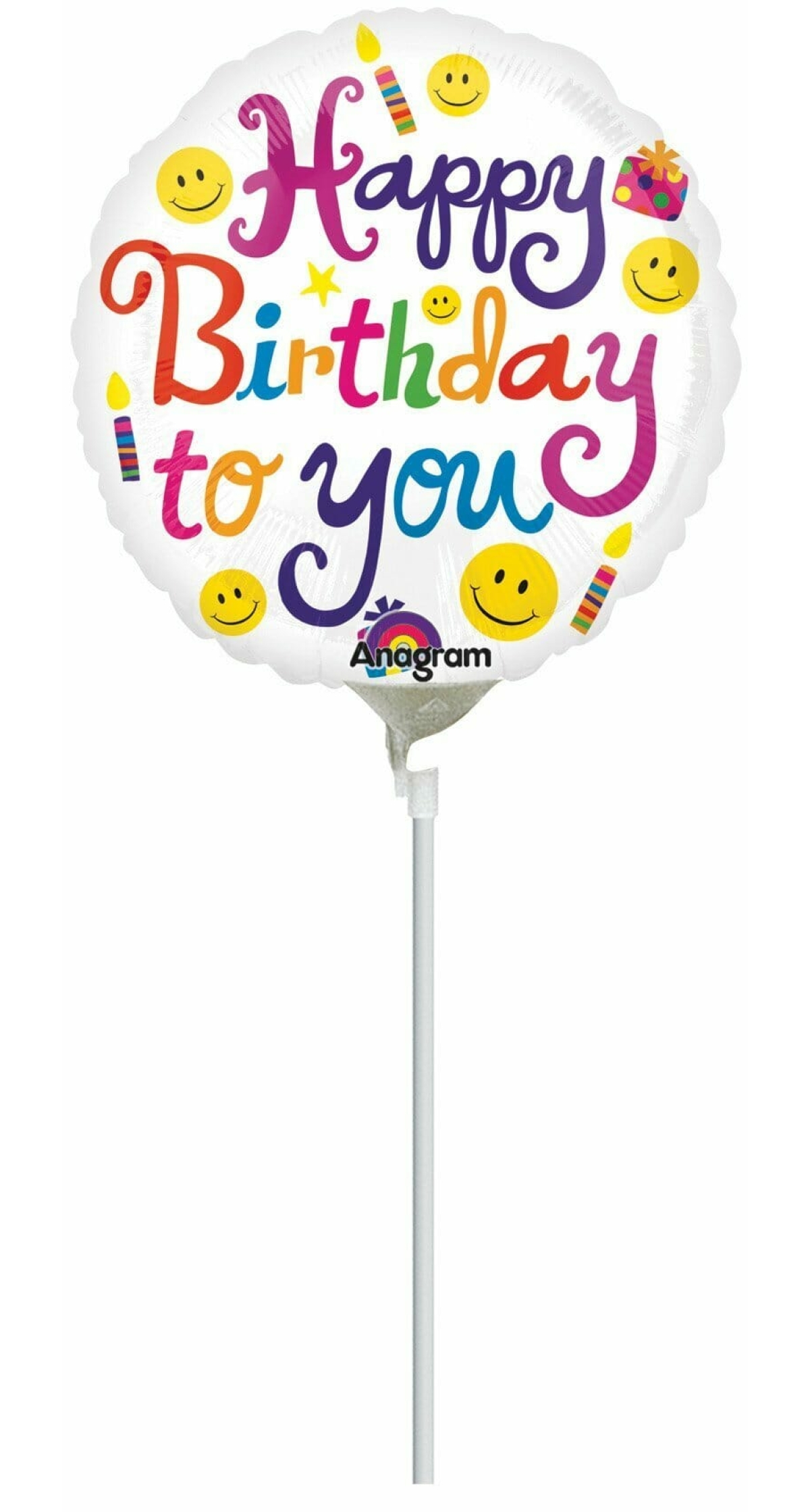 Happy Birthday to You Mini Foil Balloon 9"
