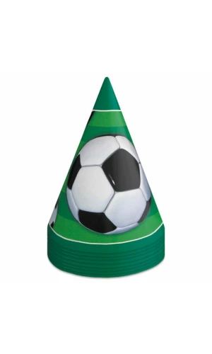 Football Party Hats - 8pk
