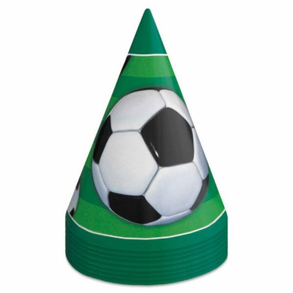 Football Party Hats - 8pk