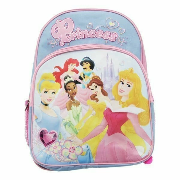 Princess Assorted Backpack Blue & Pink - 40cm x 30cm